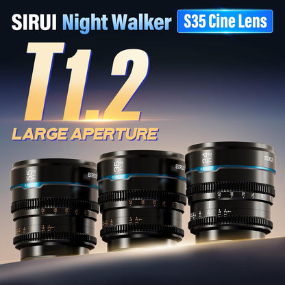 Sirui SP-231456 Night Walker T1.2 Cine Lens Set E-Mount