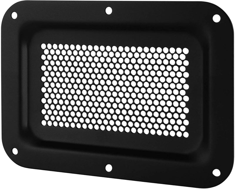 Penn-Elcom D2101K-04 Black Perforated Speaker Dish — main product image