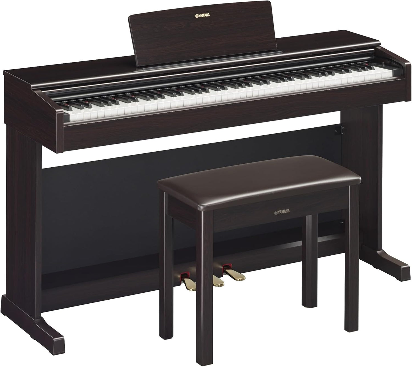 Yamaha YDP145R Arius Digital Piano, Rosewood, Weighted Keys