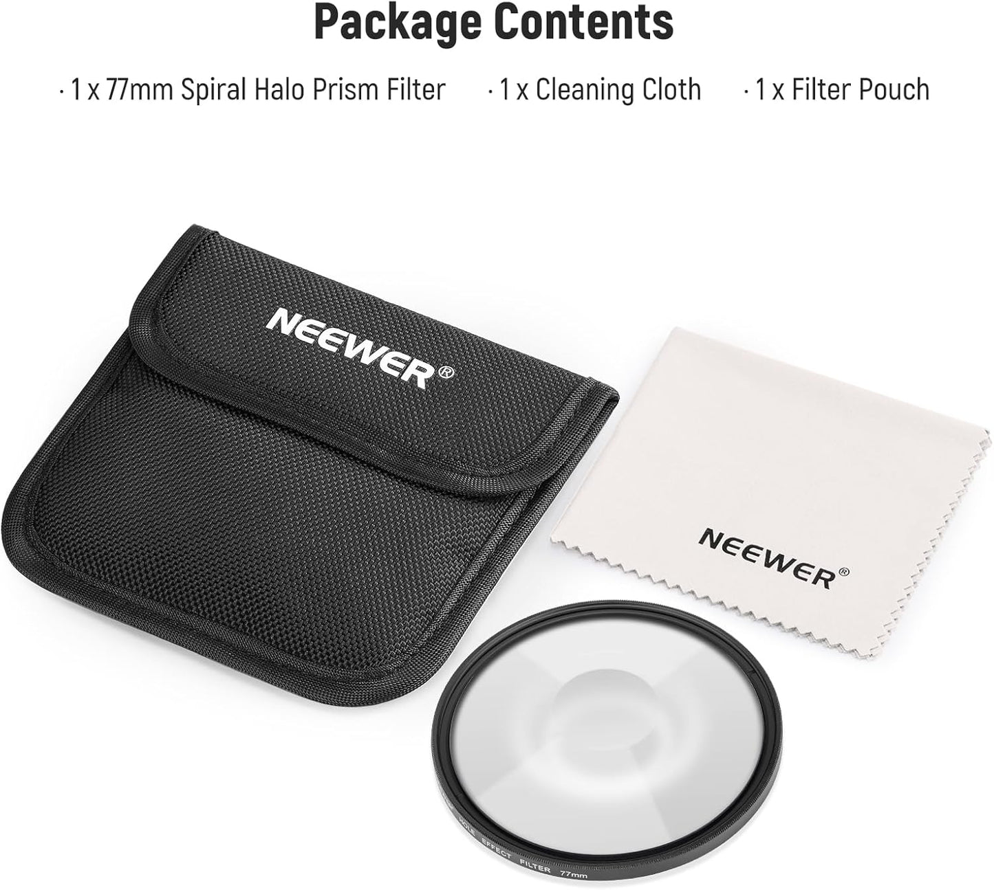Neewer NW SERIES A 77mm Spiral Halo Lens Filter