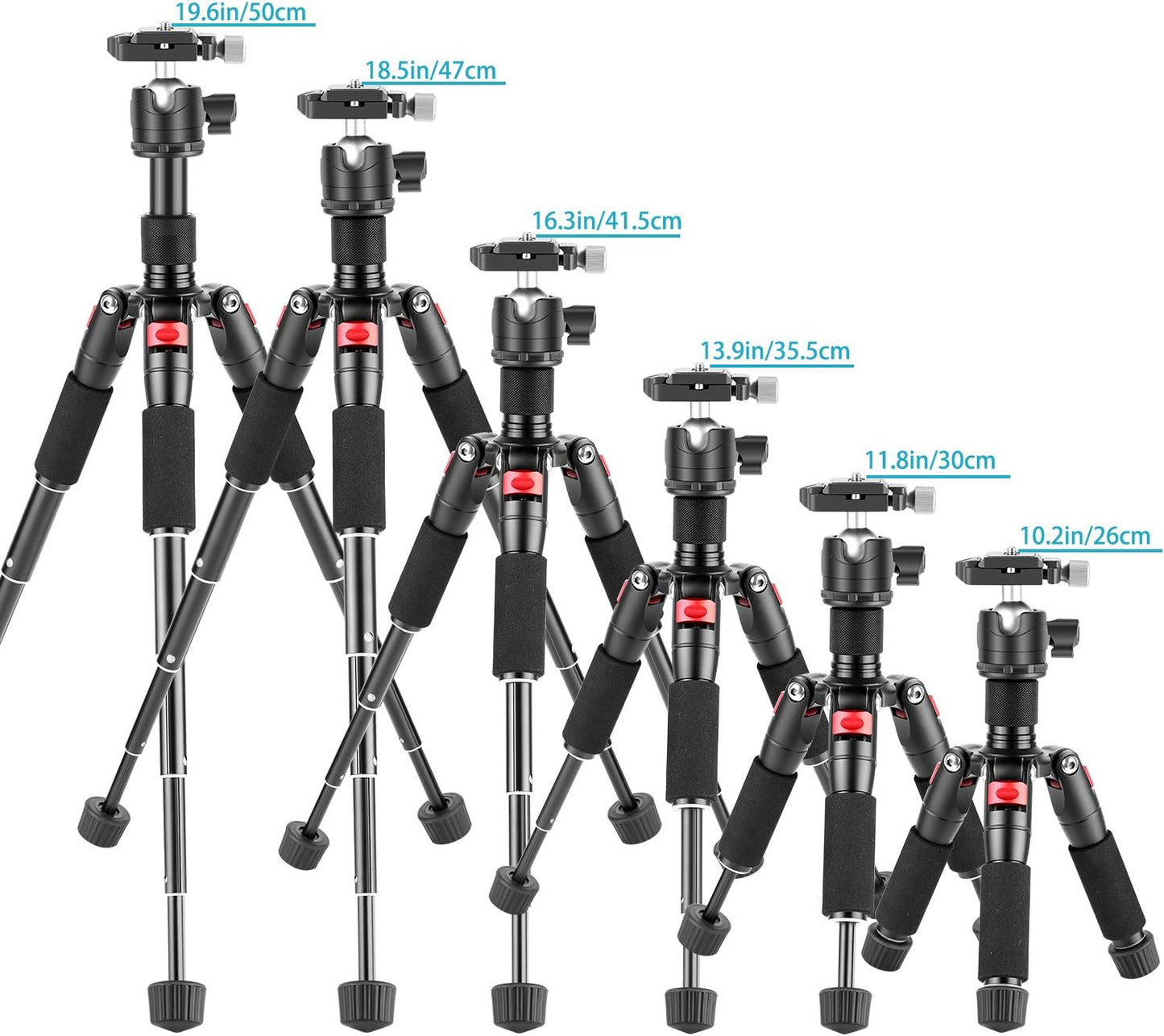 Neewer TP-AAM521 Portable Mini Tripod with Ball Head