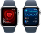 Apple Watch SE (2nd Gen) GPS 40mm Silver Aluminum Storm Blue Band
