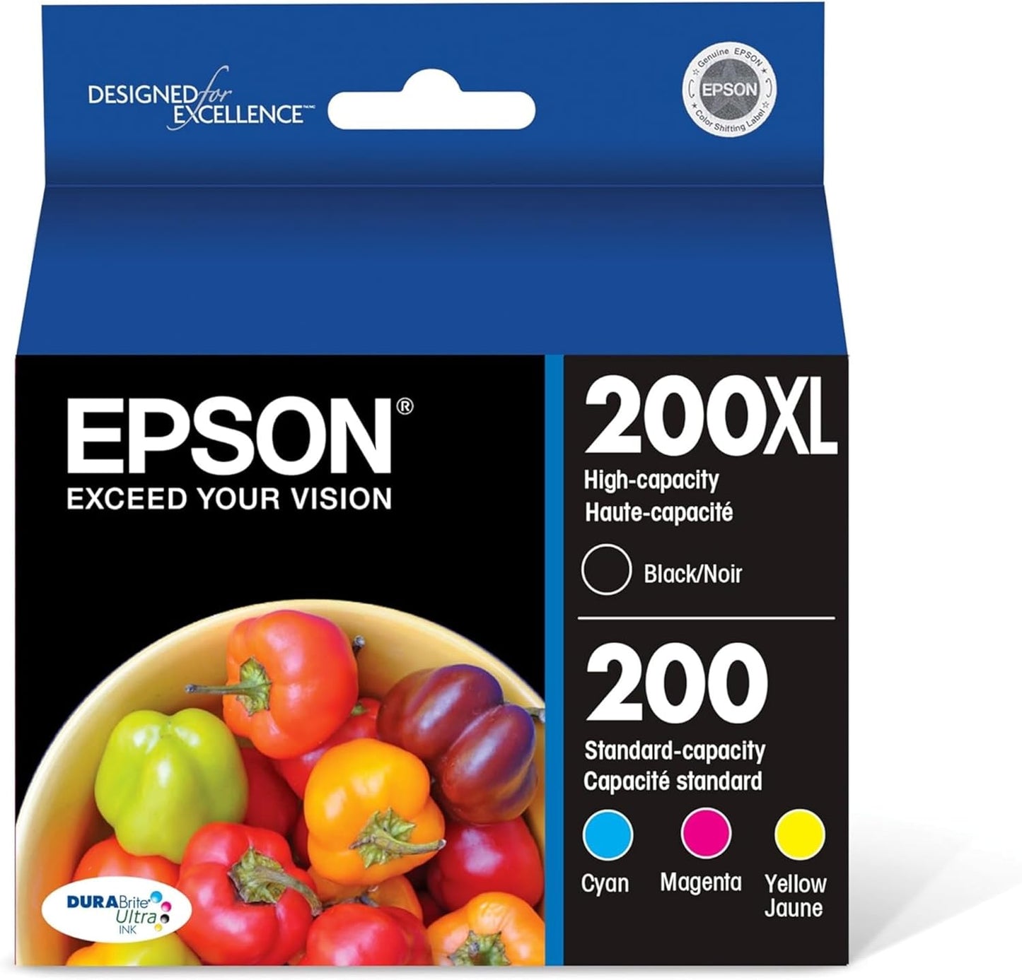 Epson T200XL-BCS DURABrite Ultra Ink Cartridge Combo Pack