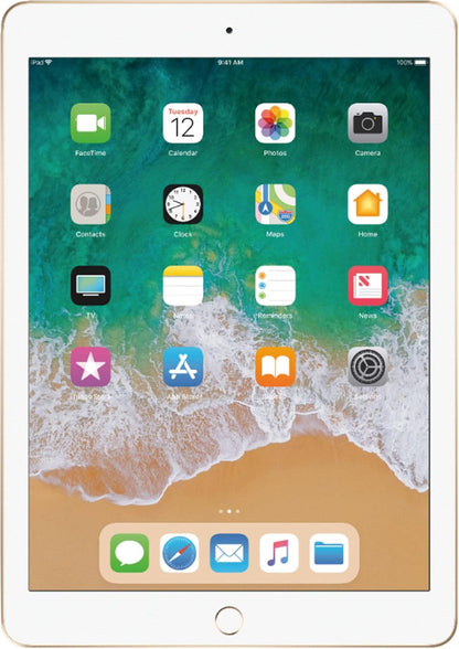Apple iPad 5th Gen - 9.7" Gold, 128GB, WiFi (Refurbished)