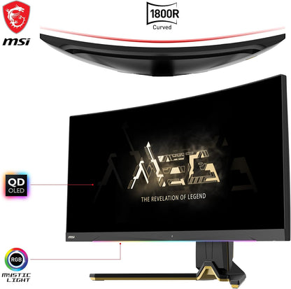 MSI MEG 342C QD OLED 34" 175Hz Curved Gaming Monitor