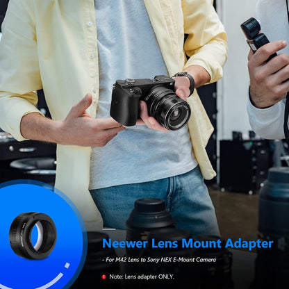 Neewer 10087427 Lens Adapter M42 to Sony E-Mount