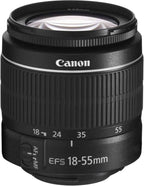 Canon EOS Rebel T7 DSLR 18-55mm Lens Bundle (Renewed)