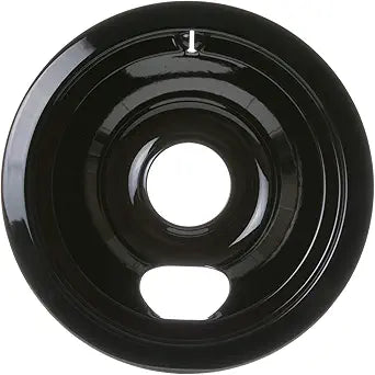 GE WB31T10014 6" Black Porcelain Burner Drip Bowl