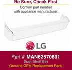 LG MAN62570801 Refrigerator Door Shelf Bin (OEM)