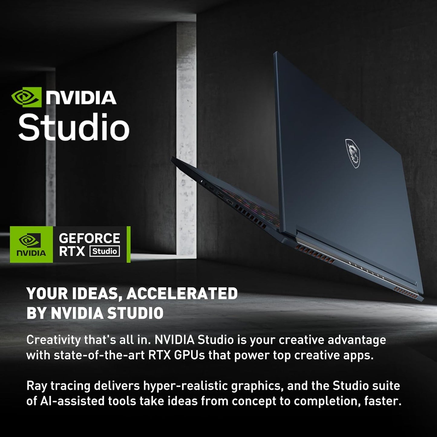 MSI STEALTH16A1036 RTX 4070 Gaming Laptop 1TB SSD