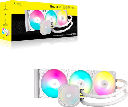 Corsair CW-9060095-WW Nautilus 360 RS ARGB CPU Liquid Cooler
