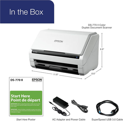 Epson DS-770 II Color Duplex Document Scanner