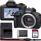 Canon EOS R100 Renewed 4K Mirrorless Camera Bundle