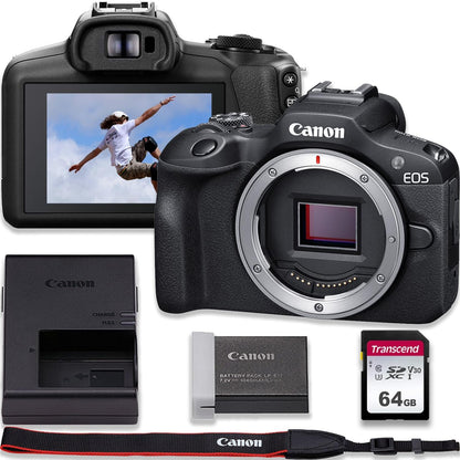 Canon EOS R100 Renewed 4K Mirrorless Camera Bundle