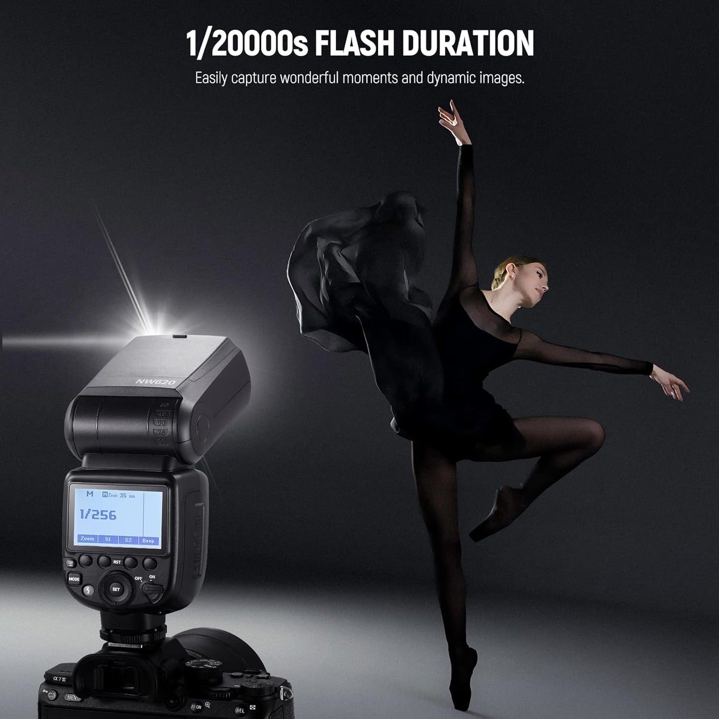 Neewer 10102074 NW620 Speedlite Flash GN60