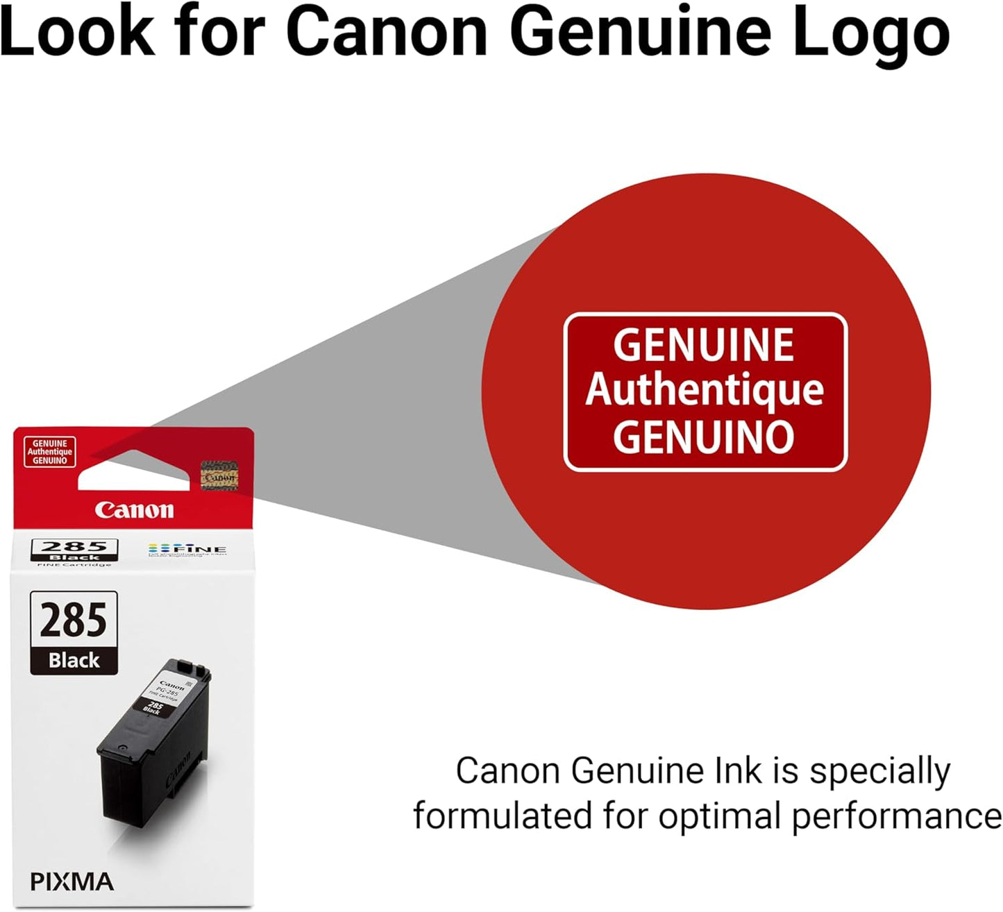Canon 6197C001 PG-285 Black Ink Cartridge