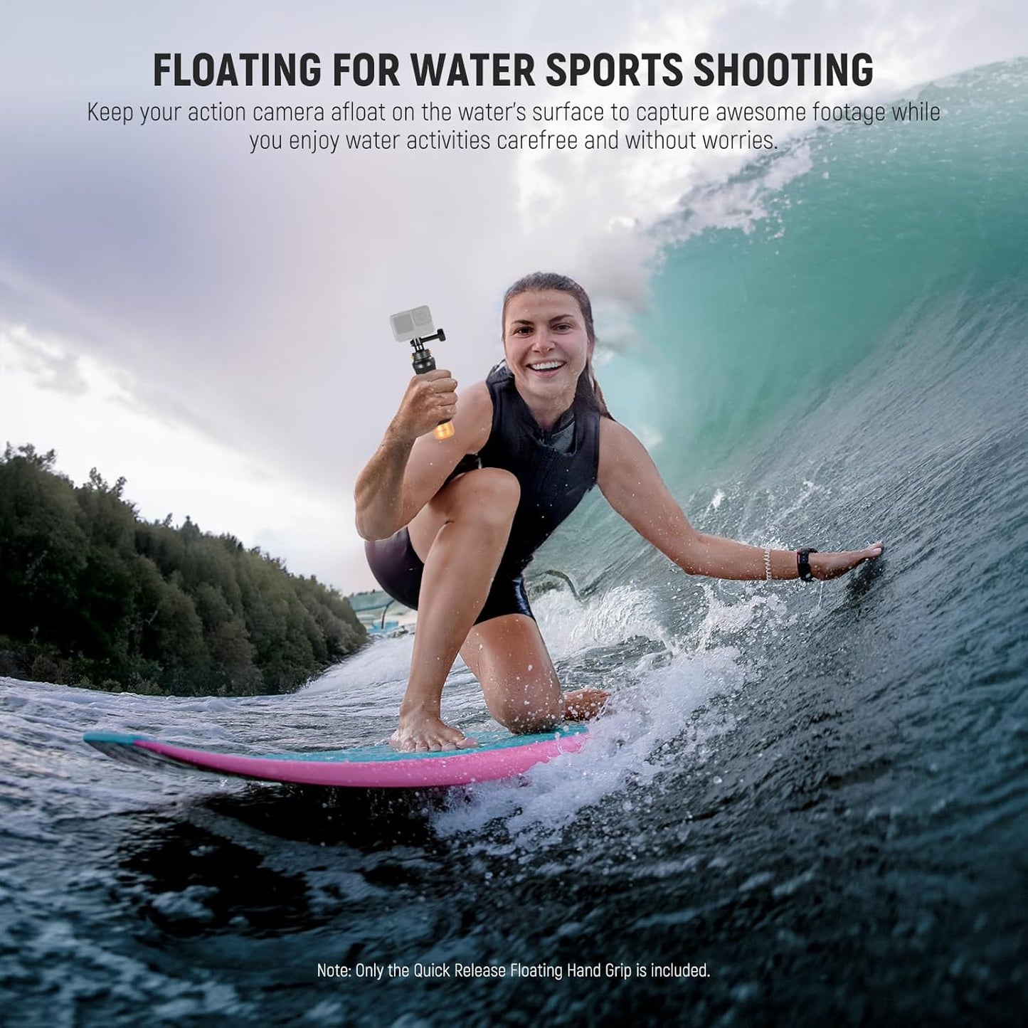 Neewer 10104192 Floating Hand Grip Action Camera