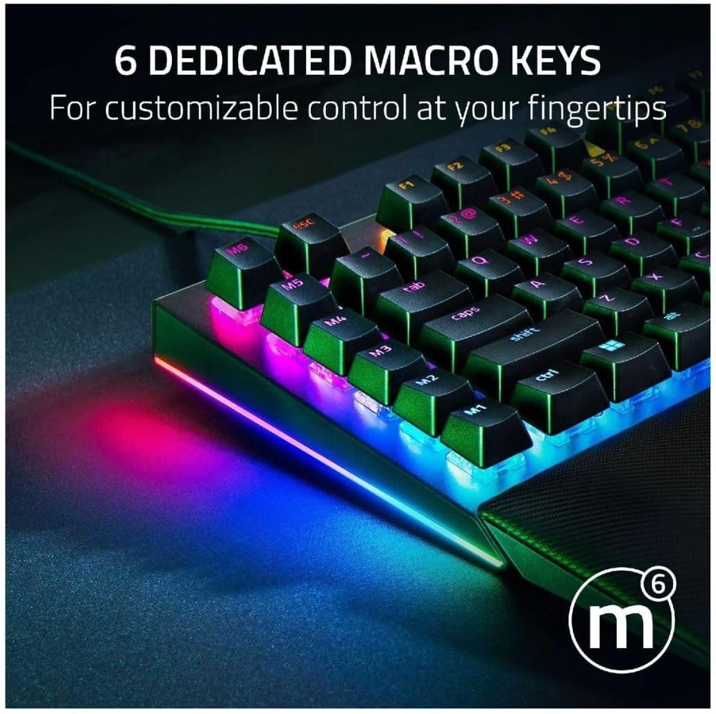 Razer RZ03-04690200 BlackWidow V4 Green Switch Keyboard