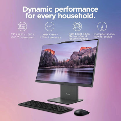 Lenovo ideacentre AIO 27ARR9 Ryzen 7 64GB 2TB SSD Touchscreen