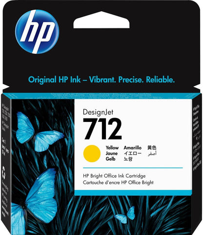 HP 712 Cyan DesignJet Ink Cartridge - 29ml