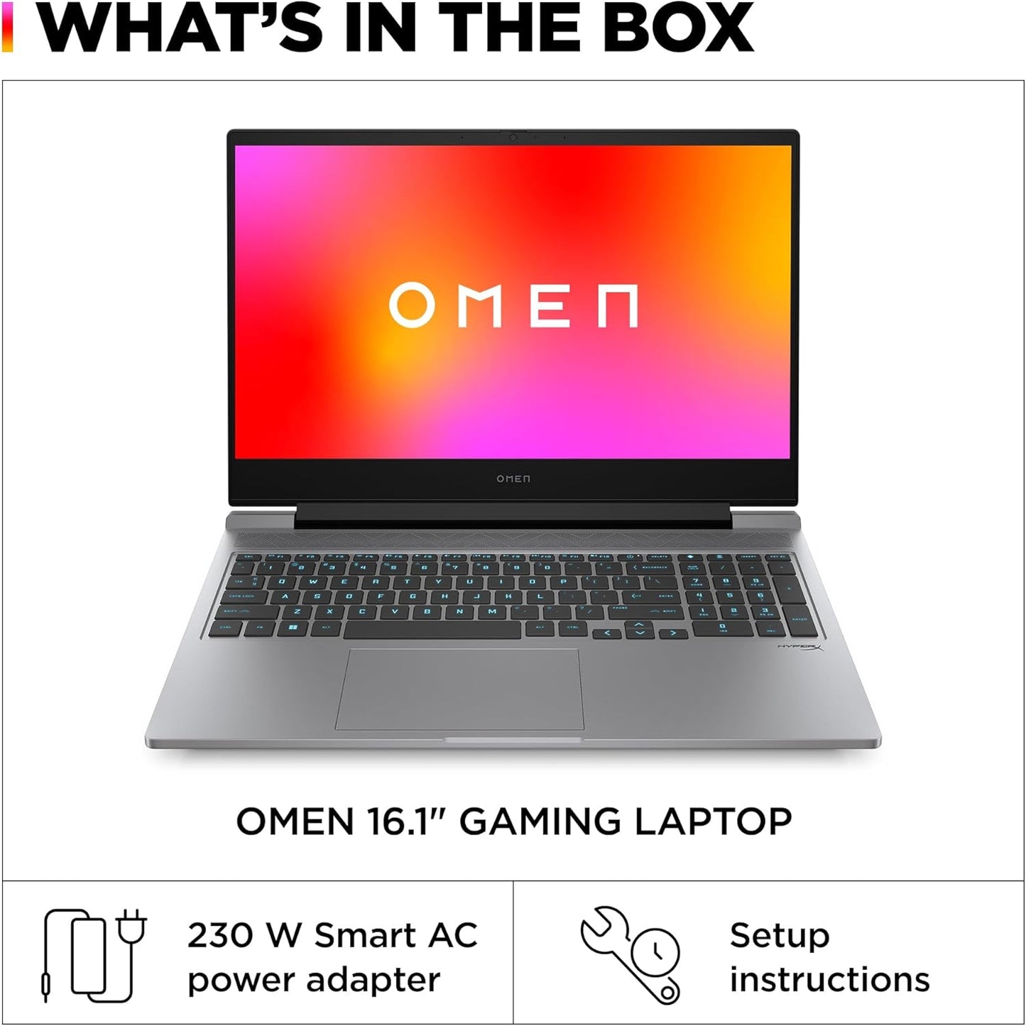 HP A2TD1UA OMEN 16" i7 RTX 4060 Gaming Laptop