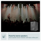 Panasonic SCPM700 80W Bluetooth Compact Stereo System