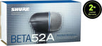 Shure BETA 52A Supercardioid Dynamic Kick Drum Microphone