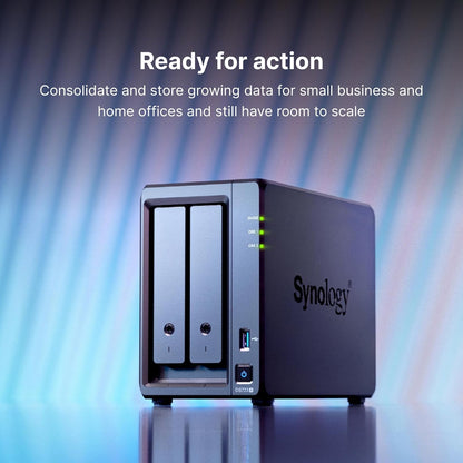 Synology DS723+ 2-Bay DiskStation - NAS Enclosure (Diskless)