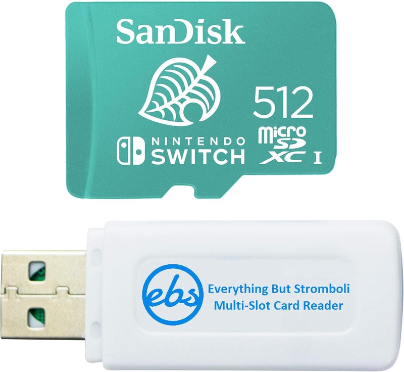 SanDisk SDSQXAO-512G-GNCZN 512GB Nintendo Switch MicroSD Card — main product image