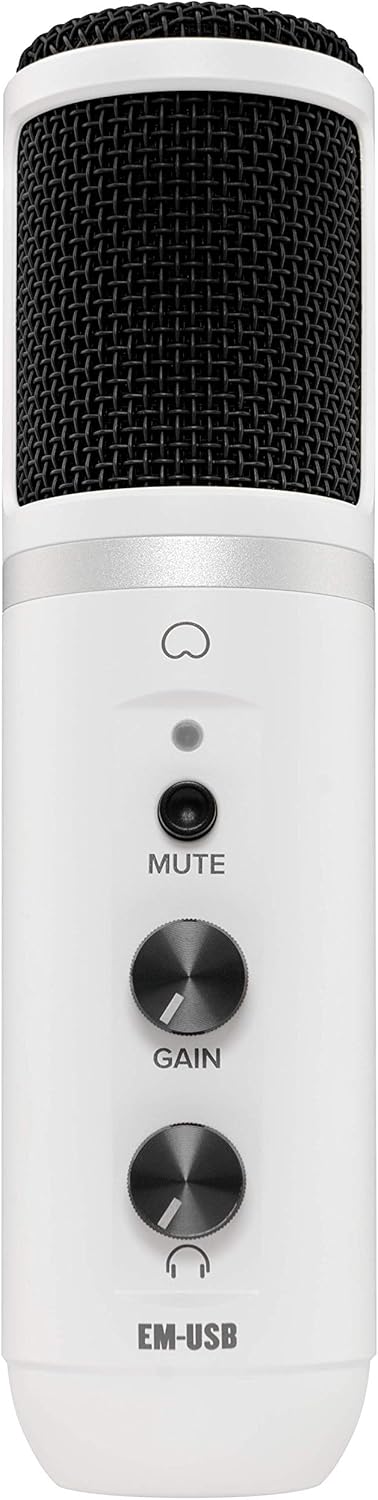 Mackie EM-USB-LTD-WHT Limited Edition White USB Microphone