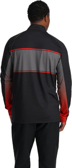 Spyder 38A125314 Men's Paramount Zip T-Neck Mid-Layer