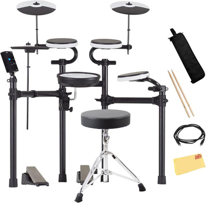 Roland TD-02KV V-Drums Electronic Drum Set Bundle