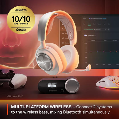 SteelSeries Arctis Nova Pro Wireless Multi-System Gaming Headset