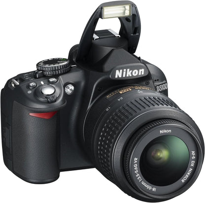 Nikon D3100 14.2MP DSLR Camera 18-55mm Lens (Renewed)