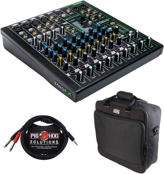 Mackie ProFX10v3 10-Channel Mixer FX Bundle
