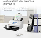 Epson B11B258202 RapidReceipt RR-600W Wireless Desktop Scanner