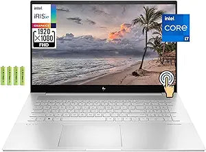 HP Envy 17 FHD Touchscreen Laptop, i7-1260P, 32GB RAM, 1TB SSD