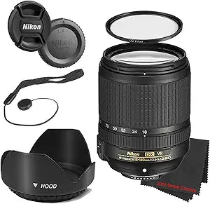 Nikon 18-140MM VR DX Zoom Lens Bundle