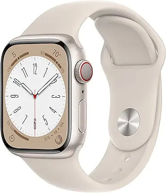 Apple Watch Series 8 [GPS + Cellular 41mm] Starlight Aluminum