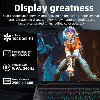 Lenovo Legion Pro 7i Gen 9: RTX 4080, i9, 240Hz Gaming Laptop