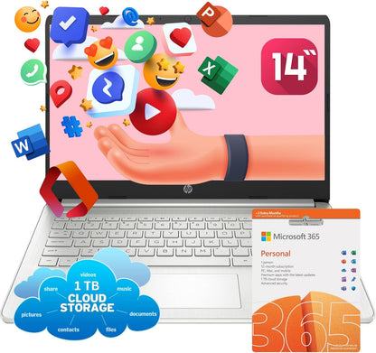 HP 14 Everyday i4 Laptop with M365