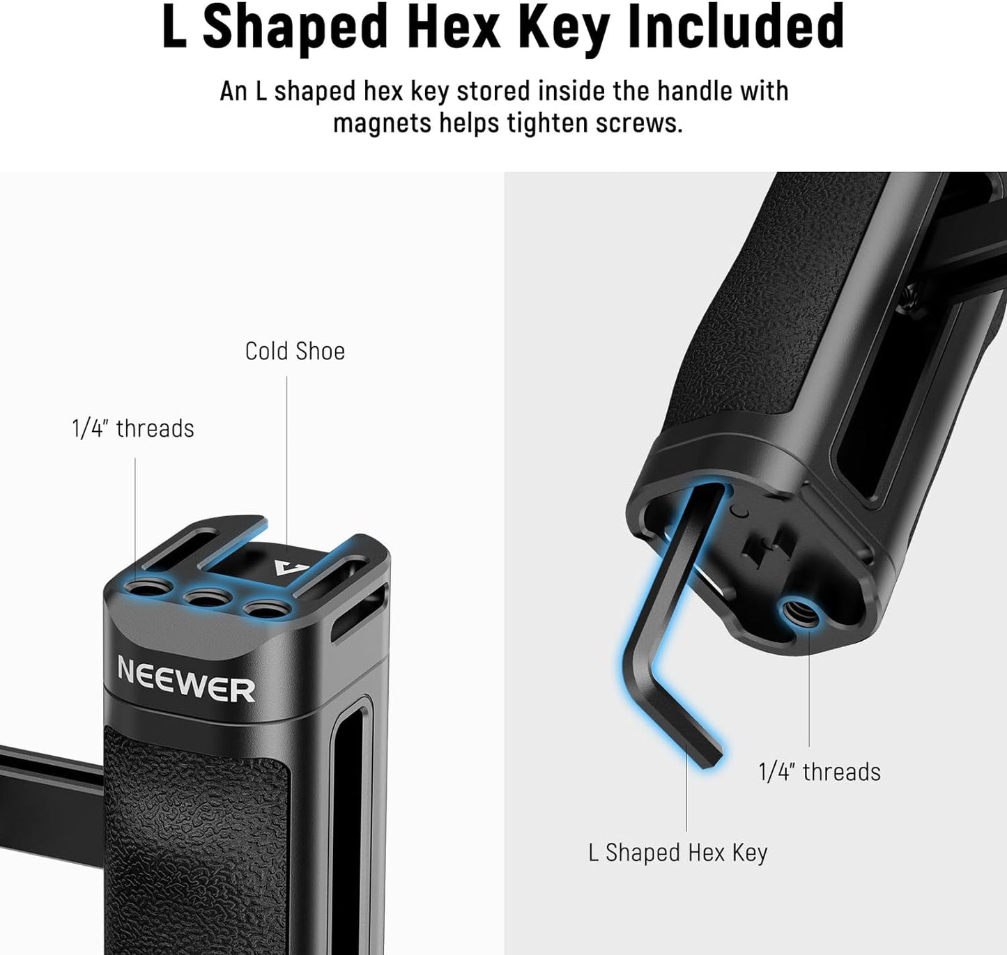 Neewer Side Handle for Camera Cage CA069H