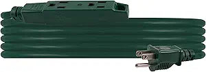Philips SPS1033GE/27 15 Ft 3 Outlet Outdoor Extension Cord