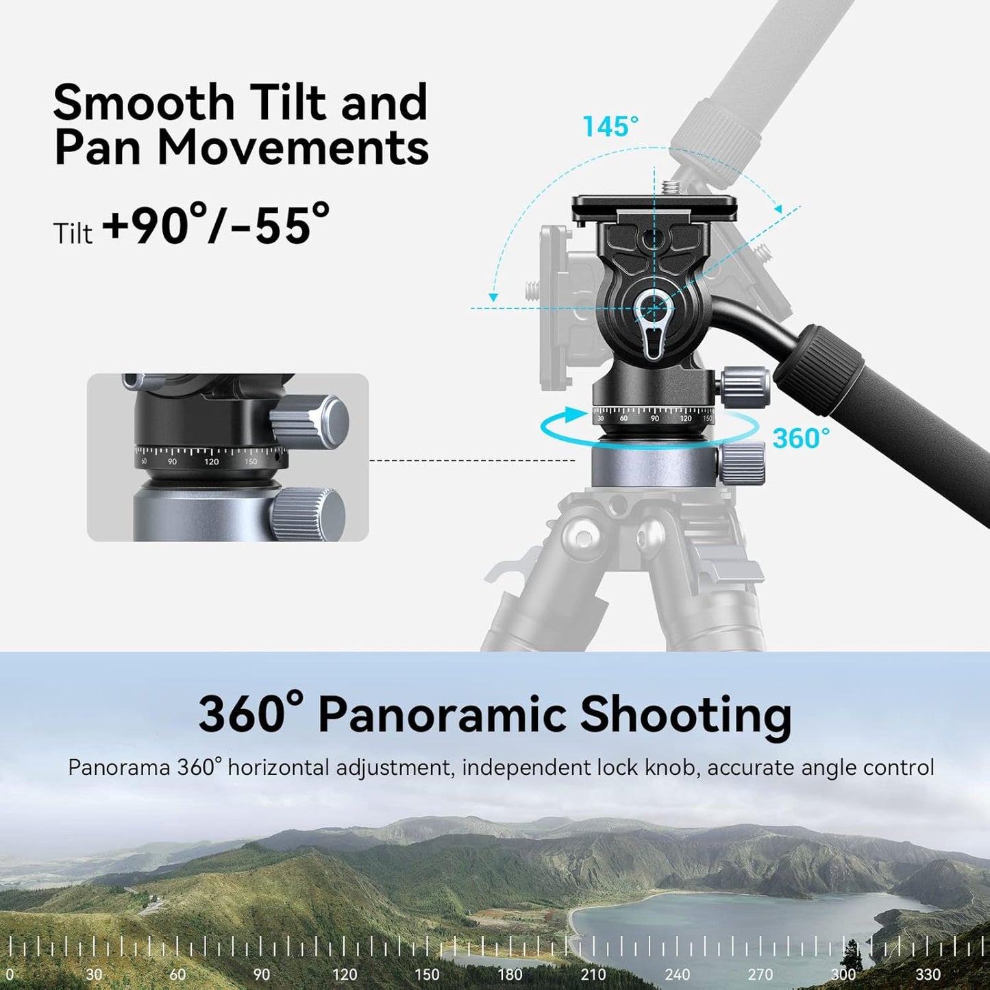 SmallRig CH 20 Fluid Video Head Leveling Base