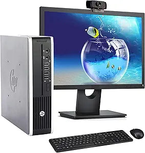 HP 8300 USFF i7 Desktop PC 22" Monitor Renewed