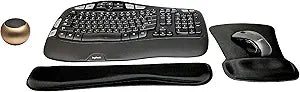Logitech MK550 Comfort Wave Wireless Keyboard Mouse Combo