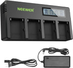 Neewer DF-F970 4-Channel NP-F Battery Charger