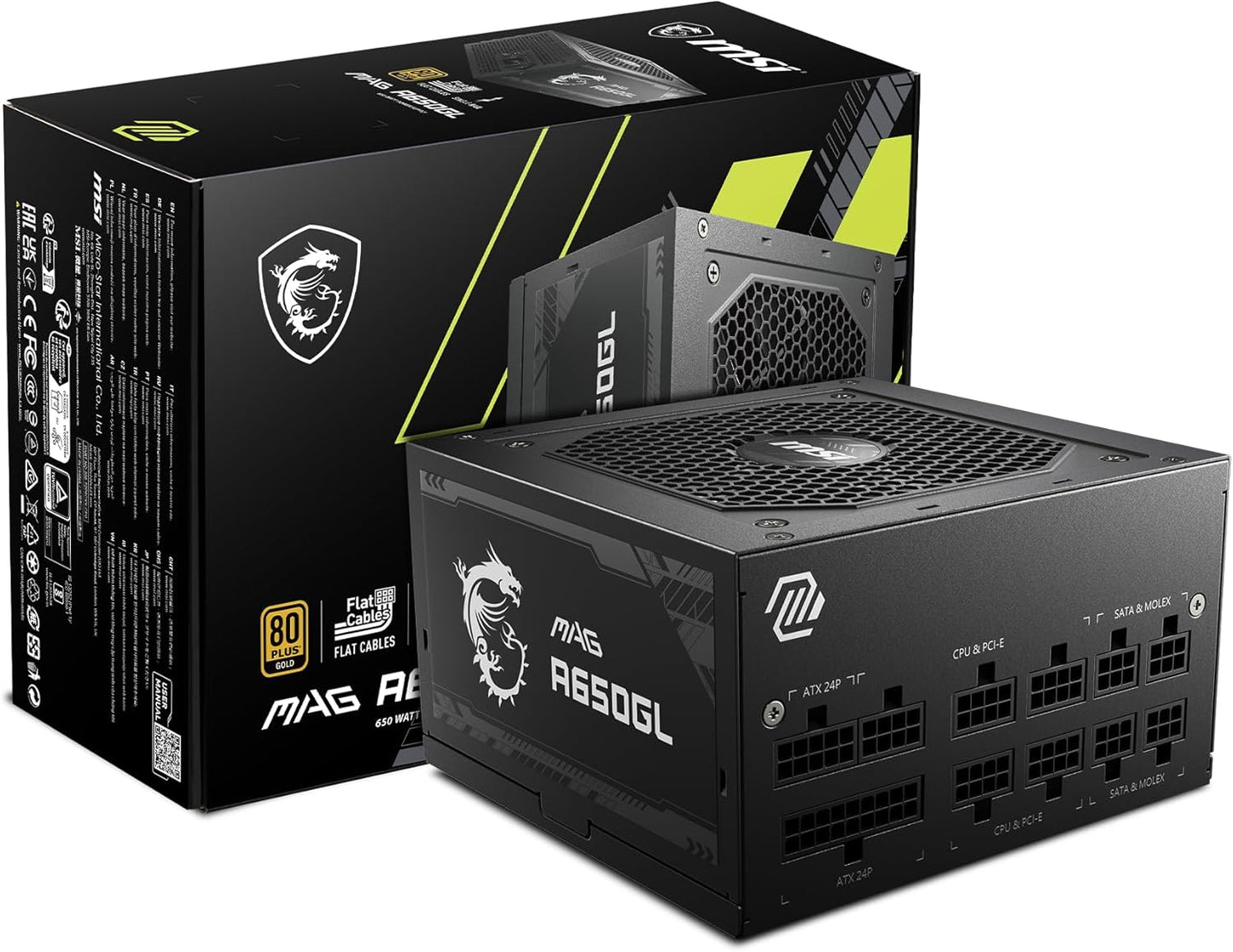 MSI MAG A650GL 650W 80+ Gold PSU