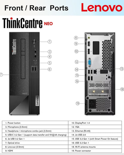 Lenovo 50s ThinkCentre i5 Desktop 32GB 1TB SSD