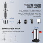 Neewer UA020 Heavy Duty Light Stand Adapter
